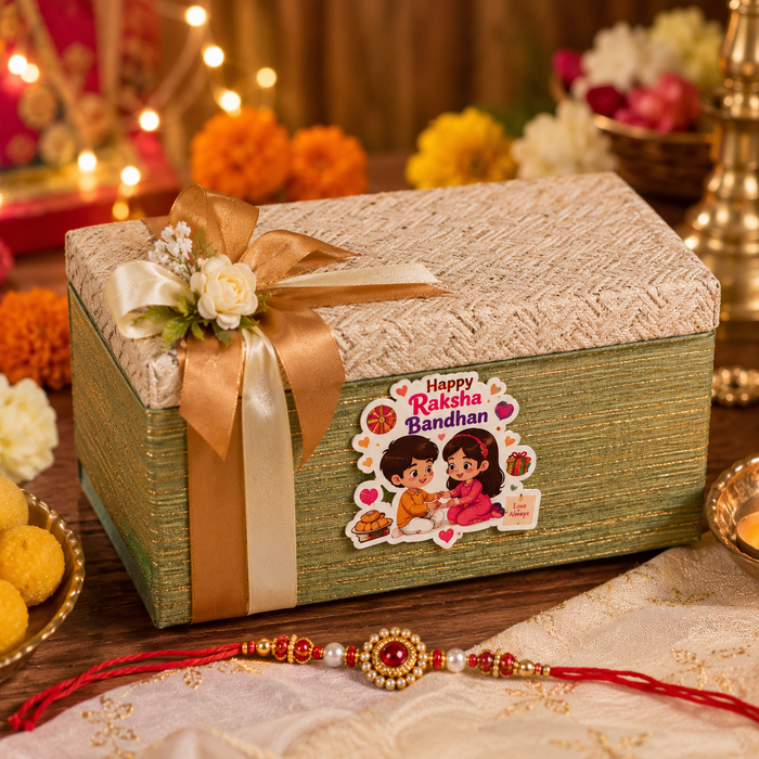 12 pcs  Raksha Bandhan MDF Cutouts (2 to 3 inches ) | 6 Assorted Designs × 2 Each | Decorative Craft Embellishments for Rakhi Hampers, Gift Boxes & DIY Projects