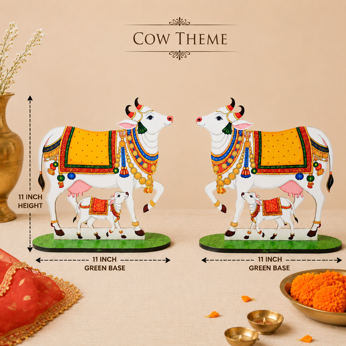 Janmashtami Mdf Cutouts with Stand | Perfect for Baby Shower, Janmashtami Decoration, Backdrop, Showpiece JSK