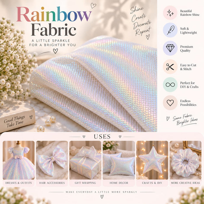 2 Meters Premium decorative Fabrics for wedding decor , gift wrap , diy crat , Event &amp; Party Decoration