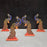 2 Pair (4 Pcs) MDF Peacock Cutout Pair With Stand | Traditional & Premium Decorative Peacock for Janmashtami, Krishna Jhula, Pooja, Festival, Mandir & Home Decoration JSK