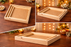 Big Multipurpose Decorative Pinewood  Rectangle Tray for Gift Hamper,Wedding Gifting Boxes and Decoration Purpose.