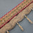 (Design No.3) 1 Pcs  Premium Designer Door Hanging Toran 43 Inch | Red, White & Green Stone Embellished Bandhanwar | Pearl Tassel Festive Door Decor