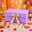 Collapsible  Without Magnet  Decorative Folding Paper Cardboard /Box with ribbon,DIY Box for Gift Hamper,Valentine Gifting,Wedding gifing.