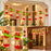 (Design No.16) Traditional Parrot Hanging Toran | 42 Inch Decorative Door Hanging for Diwali, Pooja & Festive Décor
