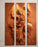 Hanumanji Backdrop for Home Décor , Janmashtami , Ganpati Decor , | MDF Foldable Wall Decor & Pooja Decoration | 3-Piece Panel