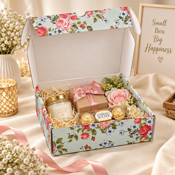 (8 x 8 x 2inch) Multipurpose Decorative Folding Paper Cardboard Box DIY Box for Gift Hamper,Wedding gifing. (Copy) (Copy)