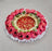 Handmade Floral Rakhi Platter/Pionee Platter  – Decorative Flower Rakhi Tray with Artificial Roses  for Wedding, Engagement | Pooja Platter, Center Table Decor,Gifting ( Rakhi Platter with Rakhi And Roli Chawal )