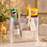 Transparent  Gift Bag with Handle | Premium Plastic Hamper Bag for Gifting, Return Gifts & Packaging | 10.5×8×4.5 Inch