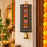 (Design No.3)( 2 pcs )Traditional Embellished Door Hanging with Bell | Red & Golden Decorative| 16 × 5.5 Inch Wall Hanging