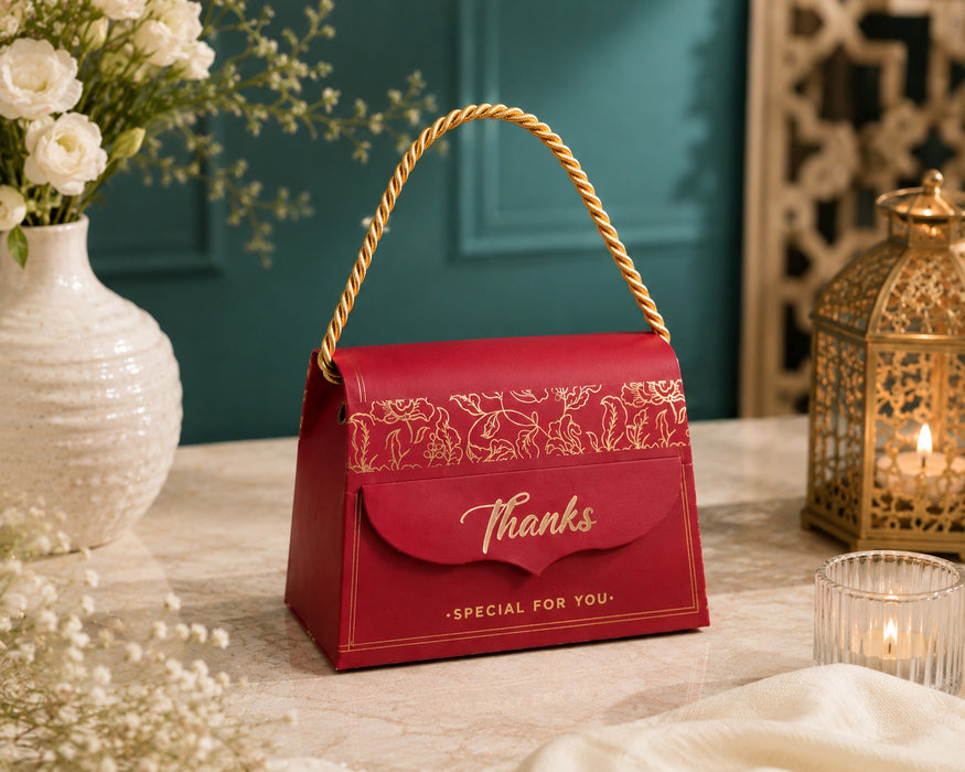Purse style for Birthday, Special day, Gifting candy, Packaging, Valentine gift boxes, Chocolate, Storage, Anniversary (10 cm)