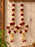 (Design No.6) Royal Maroon & White Flower Hanging for Home & Festive Decor | 29 Inch Artificial Floral Hanging with Golden Beads, Bells & Pearl Tassels | Door, Wall & Pooja Decoration