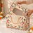 Floral Printed Gift Box with Transparent Window & Rope Handle | Premium Hamper Packaging Box