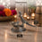 2 pcs Metal Peacock Diya Urli Traditional Decorative Diya for Home & Festive Decor | 4 Inch Height x 5.5 Inch Width