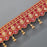 (Design No.7) 1 Pcs Designer Festive Toran | 38 Inch Red & Golden Door Hanging | Traditional Bandhanwar for Diwali & Festive Decor ✨