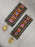 (Design No.3)( 2 pcs )Traditional Embellished Door Hanging with Bell | Red & Golden Decorative| 16 × 5.5 Inch Wall Hanging