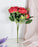 1 Pcs Artificial Bridal Piano Rose Peony Flower for Gifting,Flowers Sticks Bunch Decorative Items for Home, (without Vase Pot)(Pack of 1) (MATERIAL : Fabric)