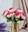 1 Pcs Artificial Bridal Piano Rose Peony Flower for Gifting,Flowers Sticks Bunch Decorative Items for Home, (without Vase Pot)(Pack of 1) (MATERIAL : Fabric)