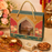 Royal Floral Window Hamper Box with Luxury Rope Handle | Premium Gift Packaging Box for Wedding, Rakhi, Diwali, Return Gifts, Chocolates & Dry Fruits | 19 × 15 × 10 CM