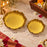 🌸 Premium Golden Metal Decorative Plate | Lotus Edge Pooja Thali & Diya Base | 4 Inch & 3.5 Inch ✨