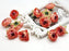 Artificial Peony Rose Flower Head -3 cm