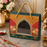 Royal Floral Window Hamper Box with Luxury Rope Handle | Premium Gift Packaging Box for Wedding, Rakhi, Diwali, Return Gifts, Chocolates & Dry Fruits | 19 × 15 × 10 CM