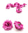 Artificial Eden Rose Flowers Head for Home Decoration and Craft (4 cm)