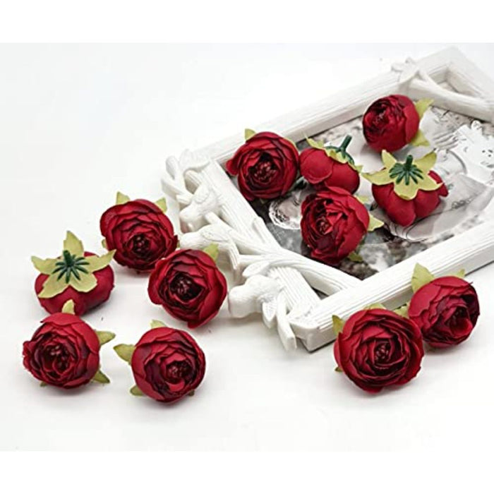 Artificial Peony Rose Flower Head -3 cm