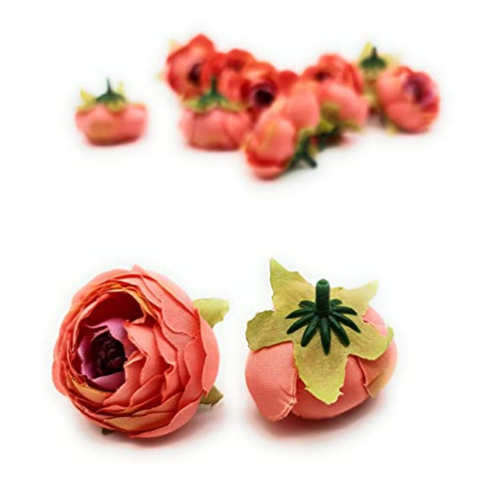 Artificial Peony Rose Flower Head -3 cm