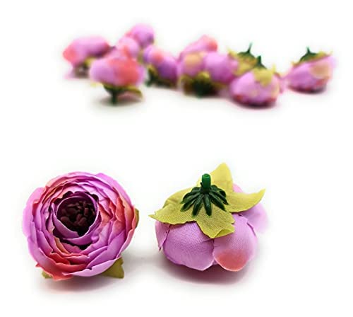 Artificial Peony Rose Flower Head -3 cm