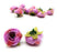 Artificial Peony Rose Flower Head -3 cm