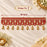 (Design No.7) Designer Festive Toran | 38 Inch Red & Golden Door Hanging | Traditional Bandhanwar for Diwali & Festive Decor ✨