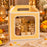 Big Size Premium Large Gift Hamper Box with Handle & Transparent Window | 10 × 10 × 4 Inch | Big Size Gift Packaging Box for Diwali, Weddings & Festive Gifting