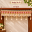 (Design No.6) Premium Designer Door Hanging Toran 41 Inch | Pearl & Zari Embellished Bandhanwar | Red, Gold & White Festive Door Decor