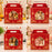 Big size Premium Red Gift Hamper Box with Window & Handle | 10×10×4 Inch Decorative Gift Packaging Box | Diwali, Wedding & Festive Gifting