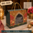 Royal Floral Window Hamper Box with Luxury Rope Handle | Premium Gift Packaging Box for Wedding, Rakhi, Diwali, Return Gifts, Chocolates & Dry Fruits | 19 × 15 × 10 CM