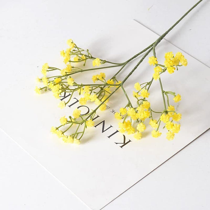 Artificial Baby’s Breath Gypsy Flowers | Gypsophila Bouquet for Home Decor, Bedroom, Balcony, Garden, Birthday Surprise & Wedding Décoration (28.5 cm)