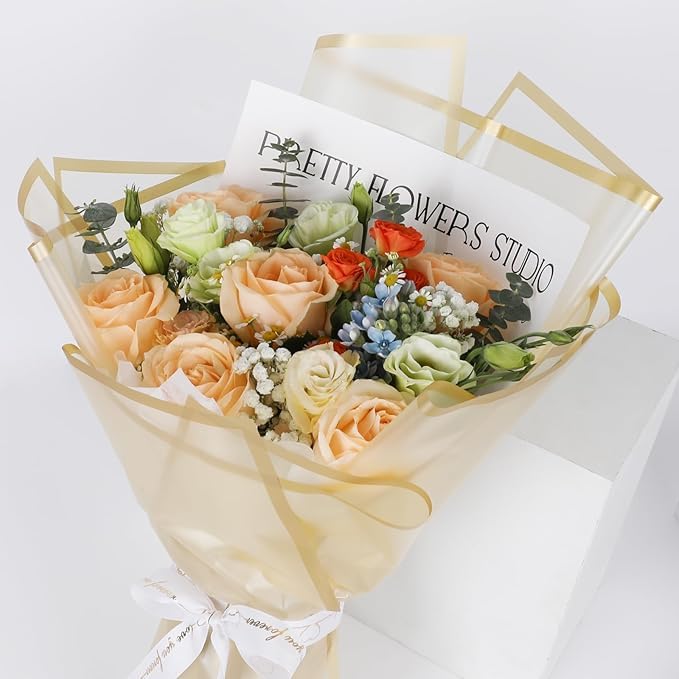 Korean Gift & Bouquet Paper | Wrapping paper for gift packing | gift sheets for Birthday, Wedding, Enagagement, Anniversary, Packing, Return Gifts, Floral Decoration & Handmade Gifts wrapping