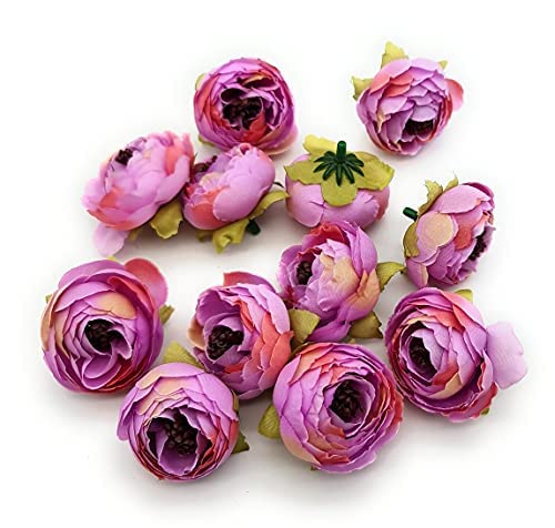 Artificial Peony Rose Flower Head -3 cm