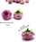 Artificial Peony Rose Flower Head -3 cm