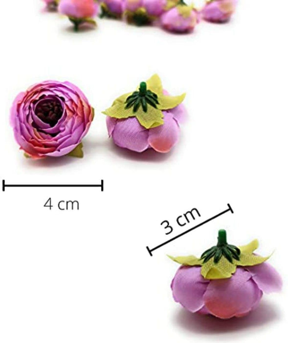 Artificial Peony Rose Flower Head -3 cm