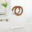 Small Size( 18.5 x 8 x 16 cm) Translucent  Bags with Round Handle Gift Paper Bag, Carry Bags, Gift Bag, Gift for Birthday, Valentine, Marriage, Festivals, Season's Greetings and Events (Small) Brown
