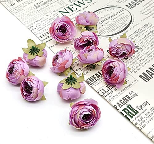 Artificial Peony Rose Flower Head -3 cm