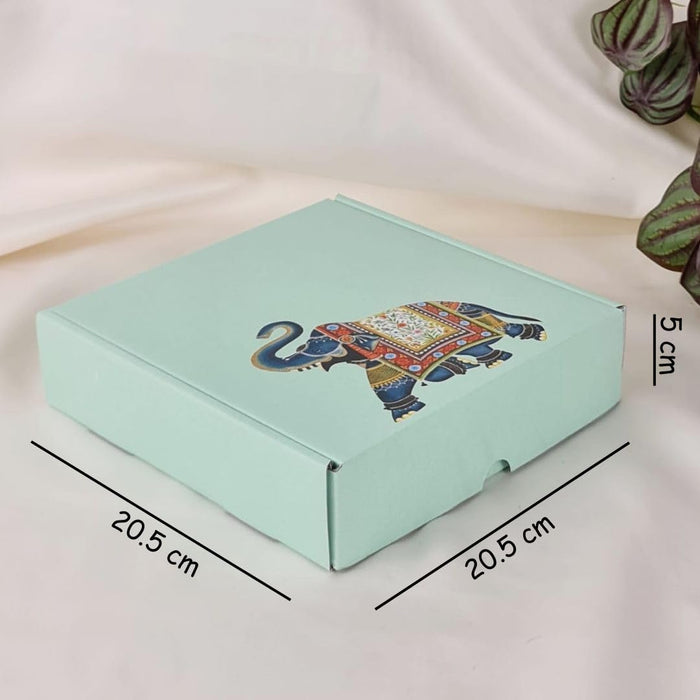 (8x 8 x 2 inch) Multipurpose Decorative Folding Paper Cardboard Box DIY Box for Gift Hamper,Wedding gifing.(best seller product)