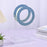 12 Pcs Small Transparent Bags with Circle Handle Gift Paper Bag, Carry Bags, Gift Bag, Gift for Birthday, Valentine, Marriage, Festivals, Season's Greetings and Events (Blue) (Small)(18 x 9 x 24 cm)