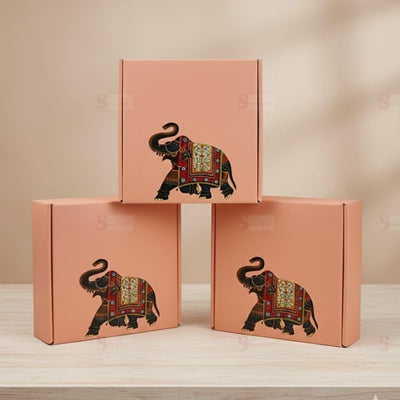 (8x 8 x 2 inch) Multipurpose Decorative Folding Paper Cardboard Box DIY Box for Gift Hamper,Wedding gifing.(best seller product)