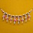 (Design No.5) 1 pcs  Premium Pink Rose Floral Toran 40 Inch | Elegant Pearl & Golden Door Hanging Decoration |