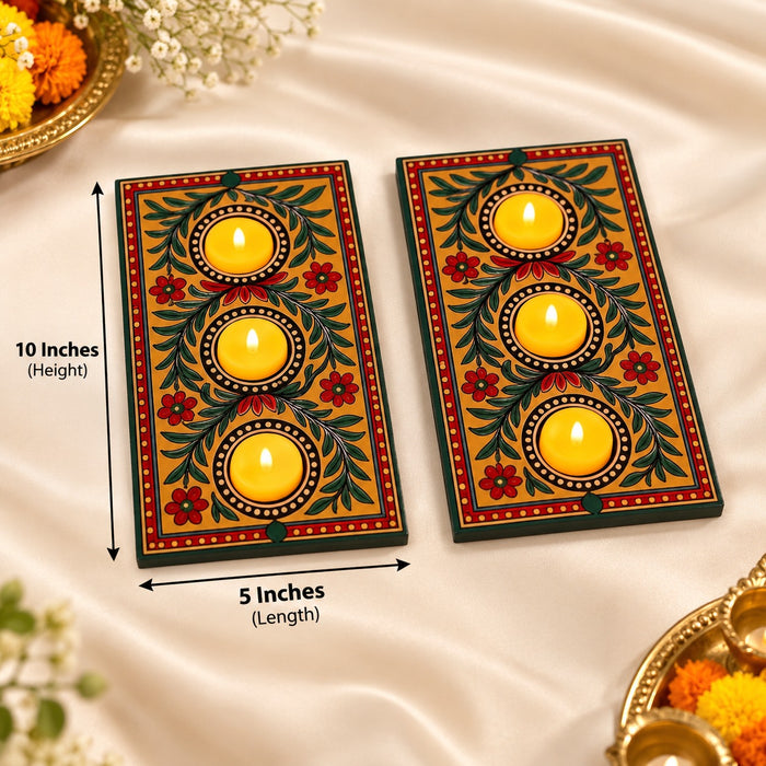 India’s First 3D Tea Light | With Free 6 Candles & DIY Mirror Kit (Glue Included)