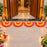 MDF 3D Marigold  Rangoli | Orange & Yellow Floral Decoration | 13.5 × 6.5 Inch | Diwali, Pooja & Festive Decor
