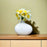 Resin Flower Vase for Home Decor, Bedroom, Living Room, Office, Balcony, Kitchen, Table Decoration,Gift for Birthday, Anniversary, Nordic Design,Diwali Decor (Pack of 1)