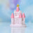 Miniature Castle Figurines | Fairy Tale Theme Decorative Showpieces for Home, Garden, Office, Desk, Cake Decoration & Gifting (Pink, Resin)